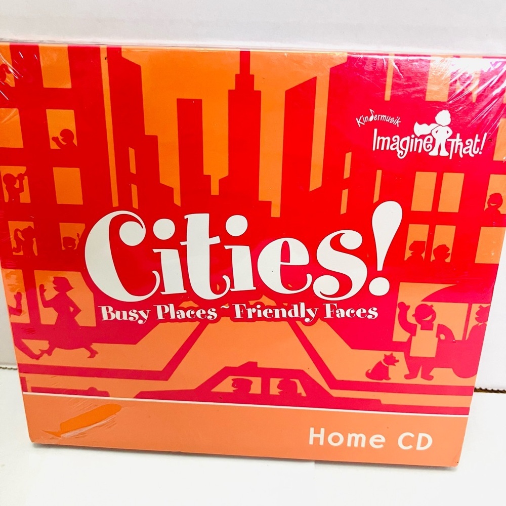 Kindermusik Cities Busy Places Friendly Faces 2 CD Set New 2002